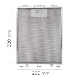 Filtro Campana TEKA 40472918 320x260 mm