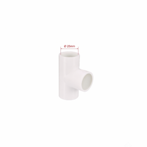 «T» desagüe PVC blanco 25MM