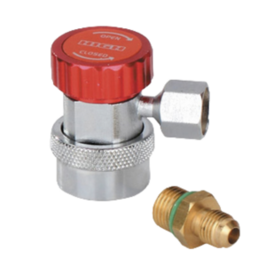 Válvula carga 1/4 de alta R134A para coche