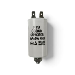 Condensador trabajo permanente lavadora 3mf 220V
