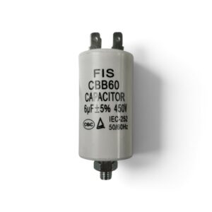Condensador trabajo permanente lavadora 6mf 220V