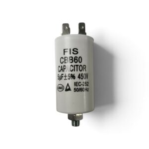 Condensador trabajo permanente lavadora 5mf