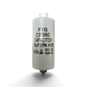 Condensador trabajo permanente lavadora 35mf 220V
